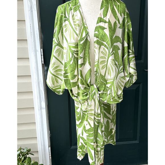 NWT Feels Like Sunshine Cardigan Ruana Wrap, OS Tropical Breeze Beach Resort - Picture 3 of 7